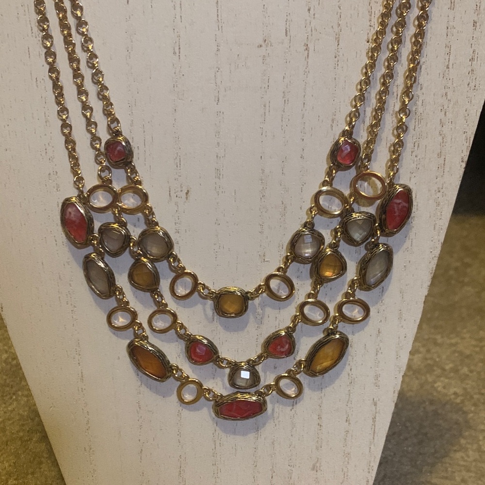 3 Strand Layered Necklace